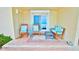 Relaxing patio with seating and ocean view at 4153 S Atlantic Ave # 1020, New Smyrna Beach, FL 32169