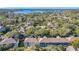 Community overview with lake, tennis courts, and buildings at 4208 Clubside Dr # 4208, Longwood, FL 32779