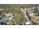 Aerial view showing condo building, pool, and tennis court at 4208 Clubside Dr # 4208, Longwood, FL 32779