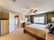 Spacious bedroom with large window and ceiling fan at 4208 Clubside Dr # 4208, Longwood, FL 32779