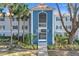 Condo building exterior with blue accents and landscaping at 4208 Clubside Dr # 4208, Longwood, FL 32779