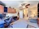 Bright home office features built-in desk and cabinets, providing ample storage at 4208 Clubside Dr # 4208, Longwood, FL 32779
