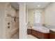 Spa-like bathroom with soaking tub and shower at 6220 Cartmel Ln, Windermere, FL 34786