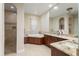 Elegant bathroom with soaking tub and walk-in shower at 6220 Cartmel Ln, Windermere, FL 34786