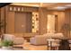 Bright living room with modern decor and built-in shelving at 8968 Bay Cove Ct, Orlando, FL 32819