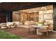 Relaxing patio with outdoor seating and access to the living room at 8968 Bay Cove Ct, Orlando, FL 32819