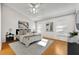 Main bedroom with hardwood floors and neutral decor at 10828 Cherry Oak Cir, Orlando, FL 32817