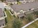 Aerial view of the house, showing backyard and screened porch at 1164 Pavia Dr, Apopka, FL 32703