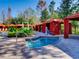 Relaxing spa with private cabanas nestled beside the pool at 1361 Tuscan Ter # 7401, Davenport, FL 33896