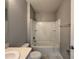 Simple bathroom with tub/shower combination at 193 Grove Branch Rd, Winter Haven, FL 33880