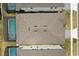 Aerial rooftop view showing a large private pool at 1986 Summer Dr, Davenport, FL 33897