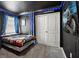 Themed bedroom featuring a black ceiling, custom lighting, and a unique Star Wars design at 1986 Summer Dr, Davenport, FL 33897