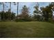 Large grassy backyard with mature trees at 2016 West Pkwy, Deland, FL 32724