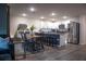 Kitchen dining area with a farmhouse table and seating for six at 2016 West Pkwy, Deland, FL 32724