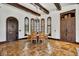 Charming dining room with hardwood floors and a chandelier at 2185 Talman Court, Winter Park, FL 32792