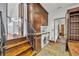 Laundry room with washer, dryer, and built-in wooden cabinets at 2185 Talman Court, Winter Park, FL 32792