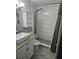 Updated bathroom with a large walk-in shower at 306 Northlake Dr # 306, Sanford, FL 32773