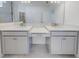 Double vanity bathroom with modern design at 4462 Lions Gate Ave, Clermont, FL 34711