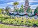 Hartwood Landing community entrance, adorned with festive greenery at 4462 Lions Gate Ave, Clermont, FL 34711