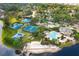 Resort-style community pool and clubhouse at 4847 Shoreline Cir, Sanford, FL 32771