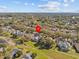 Property shown in relation to surrounding area and lake at 6541 Fairway Hill Ct, Orlando, FL 32835