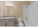 Clean bathroom with granite countertop and bathtub at 8324 Vivaro Isle Way, Windermere, FL 34786