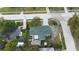 Aerial view showing house, yard, and neighborhood at 105 Clyde Ave, Longwood, FL 32750