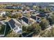 Aerial view of a community of two-story houses at 11560 Ashlin Park Blvd, Windermere, FL 34786