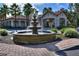 Elegant fountain in front of the community clubhouse at 1371 Tuscan Ter # 3307, Davenport, FL 33896