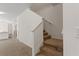 Carpeted staircase leading to the upper level of the home at 13731 Bravante Aly, Windermere, FL 34786
