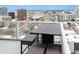 Enjoy city views from this furnished balcony at 150 E Robinson St # 2512, Orlando, FL 32801