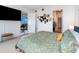 Bright bedroom with city view and en-suite bathroom at 150 E Robinson St # 2512, Orlando, FL 32801