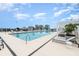 Spacious pool deck with lounge chairs and city views at 150 E Robinson St # 2512, Orlando, FL 32801