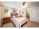 Spacious bedroom with ensuite bathroom access and ample closet space at 1849 Dalton Dr, The Villages, FL 32162