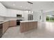 Modern kitchen with island and stainless steel appliances at 3065 Jon Jon Ct, Orlando, FL 32822