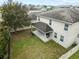 Aerial view of two-story house and backyard at 3464 Julius Estates Blvd, Winter Haven, FL 33881