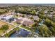 Bird's eye view of home and surrounding area at 4500 Stone Hedge Dr, Orlando, FL 32817