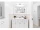 Clean bathroom with white vanity and a shower/tub combo at 528 Broadway Ave, Orlando, FL 32803