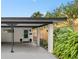 A covered carport that accents the side of the house at 528 Broadway Ave, Orlando, FL 32803