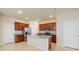 Modern kitchen with stainless steel appliances and granite countertops at 5650 Wooden Pine Dr, Orlando, FL 32829