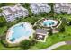 Resort-style pool and community clubhouse at 7618 Sandy Ridge Dr # 103, Reunion, FL 34747