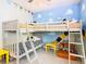 Toy Story themed bedroom with bunk beds, colorful decor, and playful accents at 7654 Comrow St # 101, Kissimmee, FL 34747