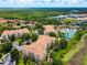 Aerial view of Windsor Hills Resort, showing the community layout, buildings, and pool at 7664 Comrow St # 301, Kissimmee, FL 34747