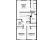 Second floor plan featuring owner's suite, two bedrooms, and two bathrooms at 12447 Shipwatch St, Orlando, FL 32832