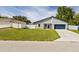 Beautifully maintained single-story home with a two-car garage and a well manicured lawn at 15033 Sw 35Th Cir, Ocala, FL 34473