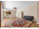 Comfortable living room featuring a view of the kitchen and pool at 1569 Victoria Way, Winter Garden, FL 34787