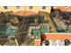 Aerial view of community with multiple pools at 3045 Beach Palm Ave, Kissimmee, FL 34747