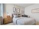 Baseball-themed bedroom with a desk and chair at 3215 Arch Ave, Ormond Beach, FL 32174