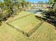 Fenced dog park provides a secure, grassy area for pets to play in this neighborhood's outdoor space at 3215 Arch Ave, Ormond Beach, FL 32174