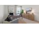 Bright home office with a large desk and ample storage at 3215 Arch Ave, Ormond Beach, FL 32174